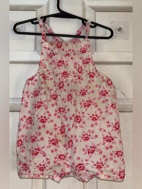 miniwear Pink Floral Baby Dress